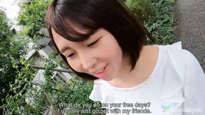 Next Door Girl Kurumi Aoyama Shows It All