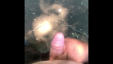 Solobdsmman 124 - outside cumshot in forest