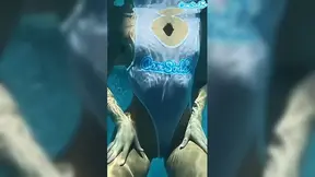BBC plows ebony slut under water then swallows his monster cock