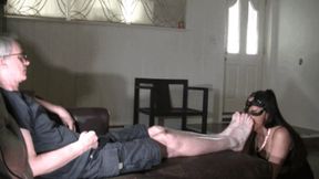 Masked foot licker (HD)