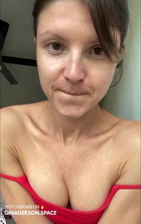 Custom teaser - I oil my tight body and finger myself thinking of you