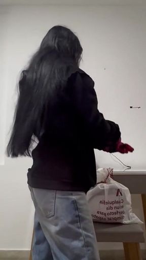A Delivery Girl Goes to the Wrong Address and Ends up Getting Fucked by the Wrong Customer