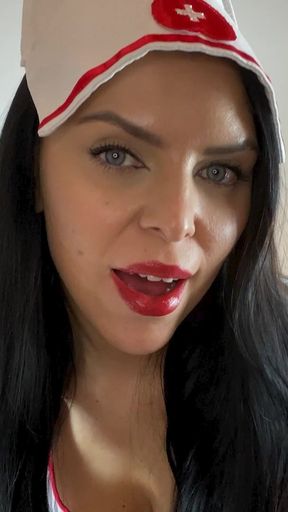 Jaw-dropping moment from "Nurse Kira Queen Strips And Fingers Her Gushing Cunt!"