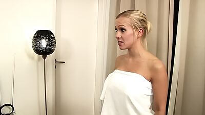 Big tits blonde girl fucked hard
