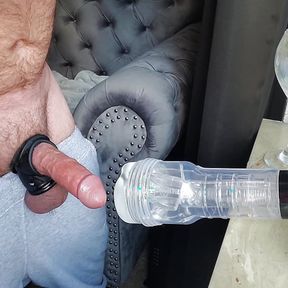 Verbal Masturbator Daddy DILF Pounding His Fleshlight