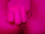 Playing with my clit and bonus hole