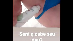 Brincando com meu cuzinho com Dove rs - Playing with my ass with Dove lol