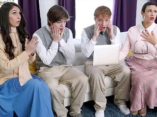 Penny and Ashley Turn Taboo Tutorial into a Foursome Free-for-All