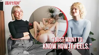 German blonde lesbians make out and use magic wands for intense pleasure