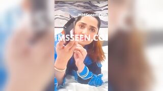 Hot Indian Babe Aditi Mirstry Licks Ice-Cream Like A Pro - Sensual Desi Blow Job