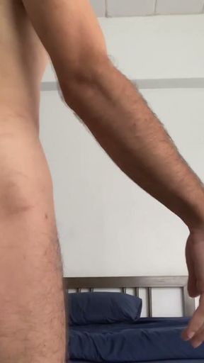 Guy With Cerebral Palsy is Pumping His Big Dick   Clip 1