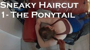 Sneaky Haircut 1- The Ponytail WMV