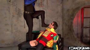 Lance Hart Worships Brock Avery Foot Before Sensual Blowjob