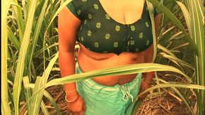 Sexy Bhabhi Fucked in the Sugar Cane Field, Indian Sex Video