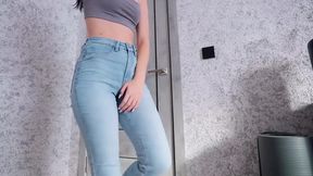 Desperation Pee in Jeans Part 1