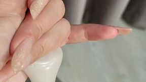 Got a juicy condom for you, my cum slut!