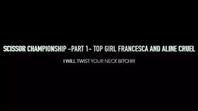 Scissor Championship Lesbian Domination Girls