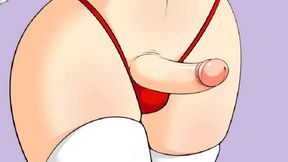 A transvestite&#039;s penis stops - comic