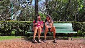 Girls Public Flashing Pussy and Hot Foursome Sex Deepthroat