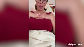 Exposing her big juicy boobs