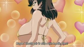 Naughty MILF gets doggy style while trying on a swimsuit