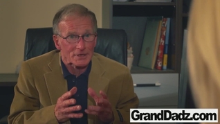 Milking old grandpa