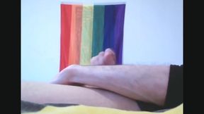 Stroking my cock and cumming for a fan