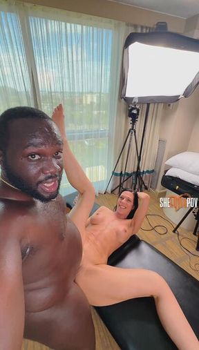 Behind the Scenes Massage Creampie - with Semaj