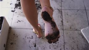 Slave In Straitjacket Under Chair Of Stella - Part 1