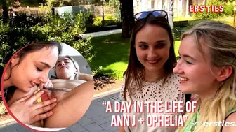German amateurs Ann J and Ophelia share a passionate lesbian day together