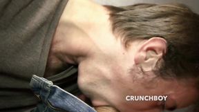 Sucking the big dick of my best friend and fuck him bareback