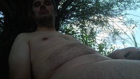 Outdoor Mastrubation with happy end