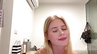 From Tickle to Orgasm Blonde Girls Masturbation Journey
