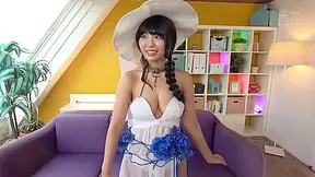 Ebwh-236 Over 100,000 Sns Followers! A Lively Video Of A Popular Big-breasted Cosplayer Off-paco Haruka Lili