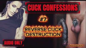 REVERSE CUCK DESTRUCTION: Your Girlfriend Caught You In A BBC Gangbang And Now You’re Watching Her