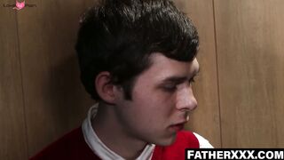FatherXXX.com - Dakota Lovell's cock reveal by father Jonah Wheeler