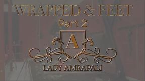 Wrapped & Feet PART 2 Total lenghts 8:16 minutes Feetjob Footjob Foil Wrapped Feet Foot Fetish