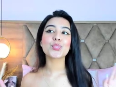 Sexy teen ebony solo toy masturbation