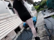 Crossdresser explores plant