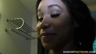 Busty Ebony Jenna Foxx Takes Hardcore Interracial Cock