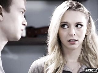 Lily Larimars bf cheated on her for being also uptight.The petite titties teen will prove this babe can be freaky and sucks him behind the counter of the cafe