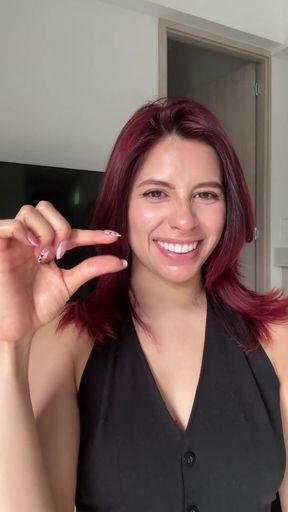 Long-haired teen amateur shows off her sexy tits on OnlyFans