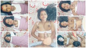 Hot bhabhi fucked with sex poses in front of boyfriend with husband