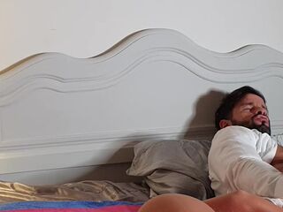 My hot stepsister wants to try my long and big cock inside her wet pink pussy having orgasms cum