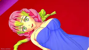 The beautiful and mischievous Mitsuri wants to have fun today'playing with lots of