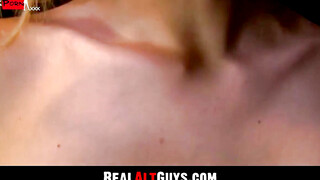 UNBELIEVABLE! Skinny Twink Takes HUGE Loads on Twitching Dick!