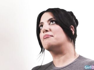 We've set up 3 cameras so u can see breasty Sarah Arabic masturbate herself.The large bazookas overweight brunette hair toys her twat towards an climax