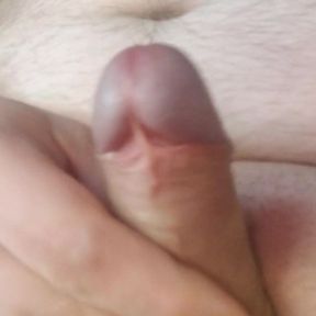 Uncut chub cum