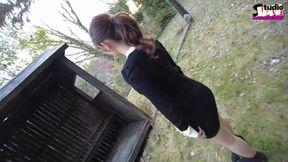 Sensual Hips Revealed as She Melts Under Playful Spanks and Teasing From Behind. - C