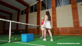 Tennis girls love sex